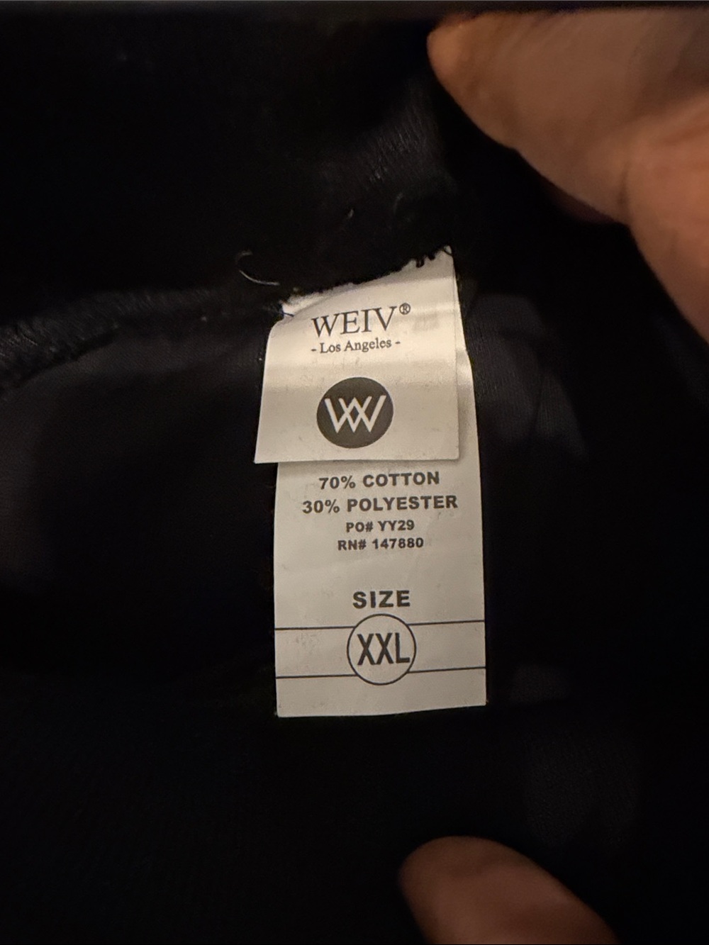 Black Drawstring Sweatpants - Flare Leg